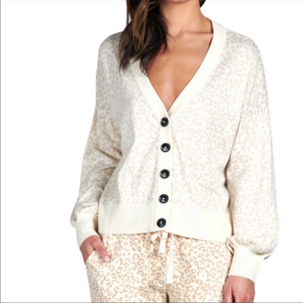Anthropologie Sanctuary Leopard Print Cardigan